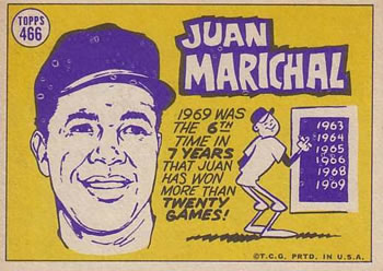 Juan Marichal  baseball card collectible - Main Image 2