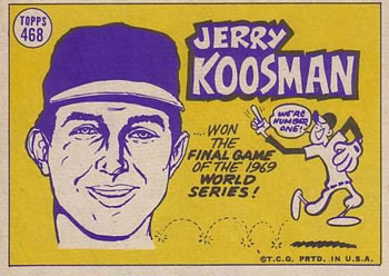 Jerry Koosman  baseball card collectible - Main Image 2
