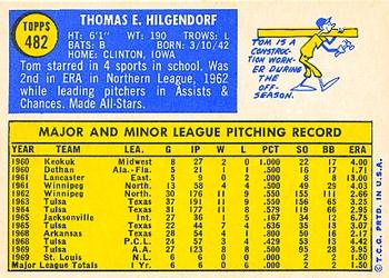 Tom Hilgendorf  baseball card collectible - Main Image 2