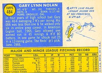 Gary Nolan  baseball card collectible - Main Image 2