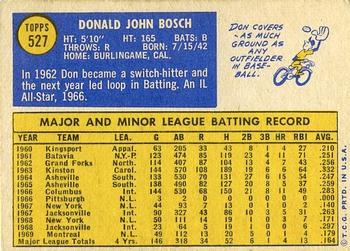 Don Bosch  baseball card collectible - Main Image 2