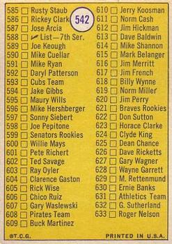 6th Series Checklist 547-633  baseball card collectible - Main Image 2