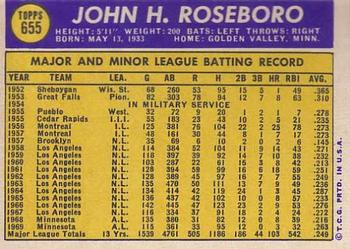 John Roseboro  baseball card collectible - Main Image 2