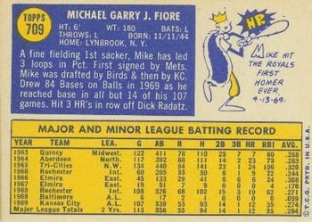 Mike Fiore  baseball card collectible - Main Image 2
