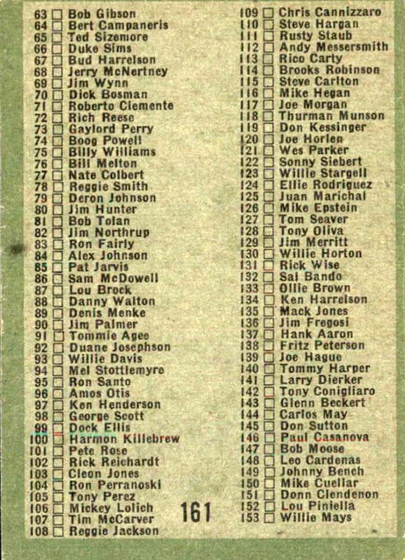 Coins Checklist  baseball card collectible - Main Image 2