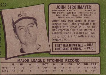 John Strohmayer  baseball card collectible - Main Image 2
