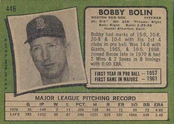 Bobby Bolin  baseball card collectible - Main Image 2
