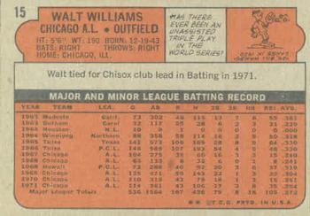 Walt Williams  baseball card collectible - Main Image 2