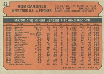 Rob Gardner  baseball card collectible - Main Image 2