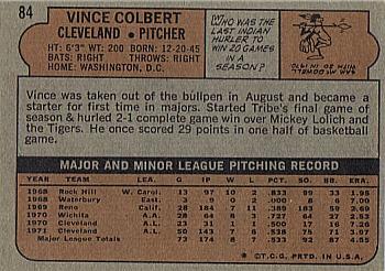 Vince Colbert  baseball card collectible - Main Image 2
