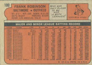 Frank Robinson  baseball card collectible - Main Image 2