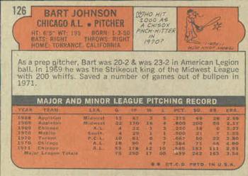 Bart Johnson  baseball card collectible - Main Image 2