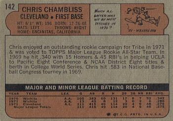 Chris Chambliss  baseball card collectible - Main Image 2