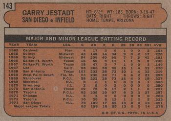 Garry Jestadt  baseball card collectible - Main Image 2