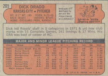 Dick Drago  baseball card collectible - Main Image 2