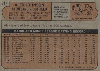Alex Johnson  baseball card collectible - Main Image 2