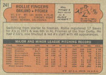 Rollie Fingers  baseball card collectible - Main Image 2