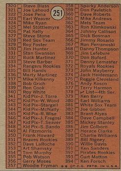 Checklist 3rd Series  baseball card collectible - Main Image 2