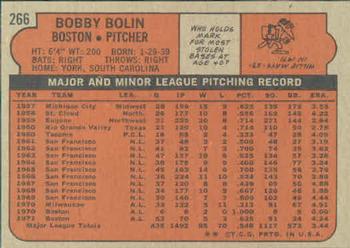 Bobby Bolin  baseball card collectible - Main Image 2