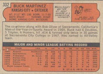 Buck Martinez  baseball card collectible - Main Image 2