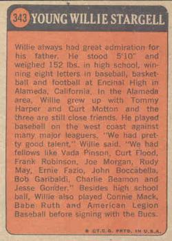 Willie Stargell  baseball card collectible - Main Image 2