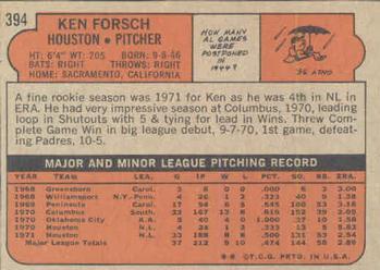 Ken Forsch  baseball card collectible - Main Image 2