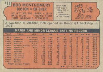 Bob Montgomery  baseball card collectible - Main Image 2