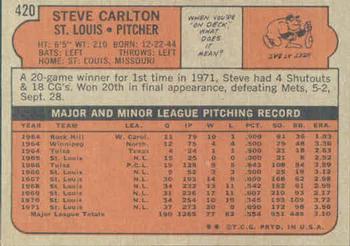 Steve Carlton  baseball card collectible - Main Image 2
