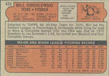 Bill Gogolewski  baseball card collectible - Main Image 2