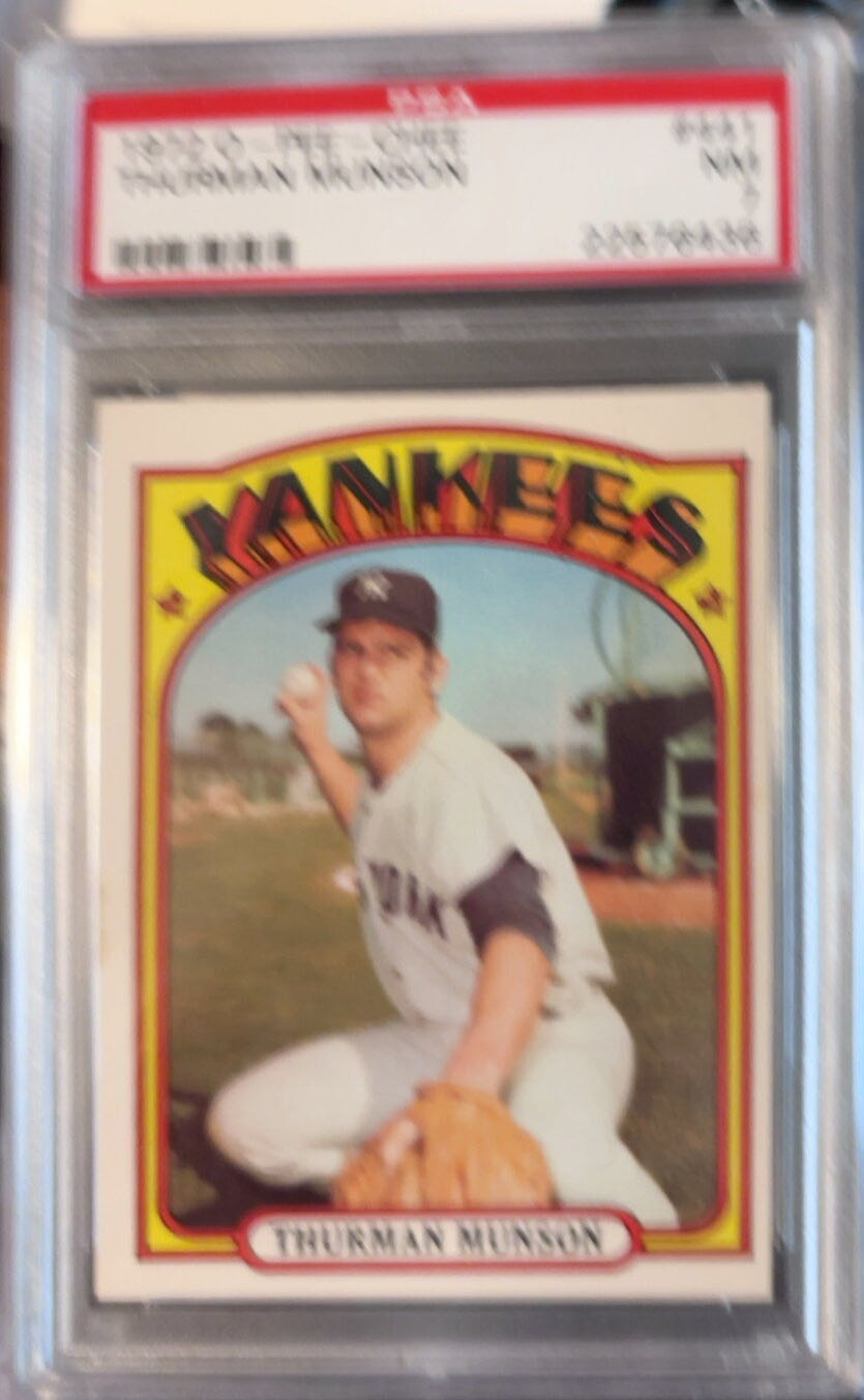 Thurman Munson  baseball card collectible - Main Image 4