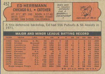 Ed Herrmann  baseball card collectible - Main Image 2