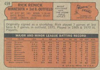 Rick Renick  baseball card collectible - Main Image 2