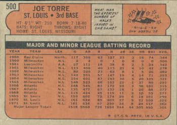 Joe Torre  baseball card collectible - Main Image 2