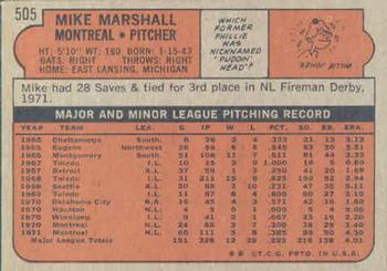 Mike Marshall  baseball card collectible - Main Image 2