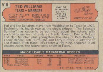 Ted Williams  baseball card collectible - Main Image 2