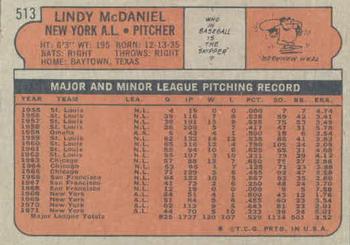 Lindy McDaniel  baseball card collectible - Main Image 2