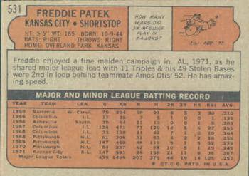 Freddie Patek  baseball card collectible - Main Image 2