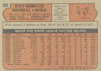 Rich Morales  baseball card collectible - Main Image 2