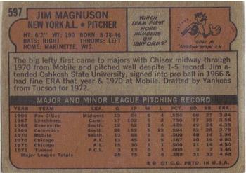 Jim Magnuson  baseball card collectible - Main Image 2