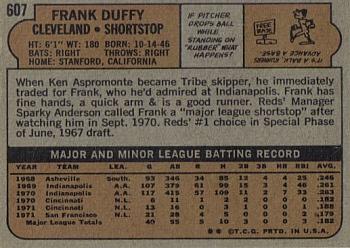 Frank Duffy  baseball card collectible - Main Image 2