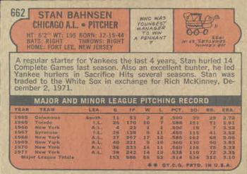Stan Bahnsen  baseball card collectible - Main Image 2