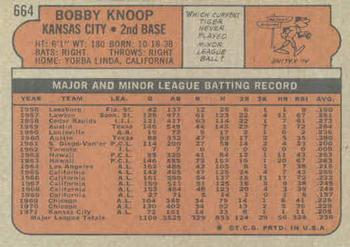 Bobby Knoop  baseball card collectible - Main Image 2