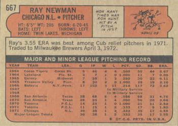 Ray Newman  baseball card collectible - Main Image 2
