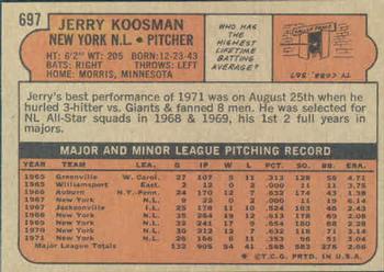 Jerry Koosman  baseball card collectible - Main Image 2