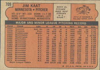 Jim Kaat  baseball card collectible - Main Image 2
