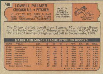 Lowell Palmer  baseball card collectible - Main Image 2