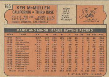 Ken McMullen  baseball card collectible - Main Image 2