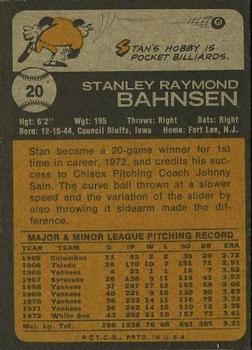 Stan Bahnsen  baseball card collectible - Main Image 2