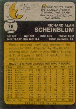 Richie Scheinblum  baseball card collectible - Main Image 2