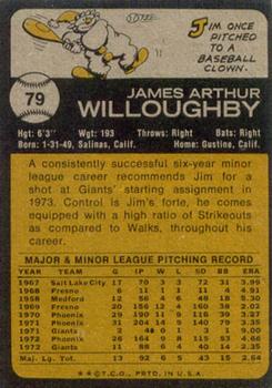 Jim Willoughby  baseball card collectible - Main Image 2